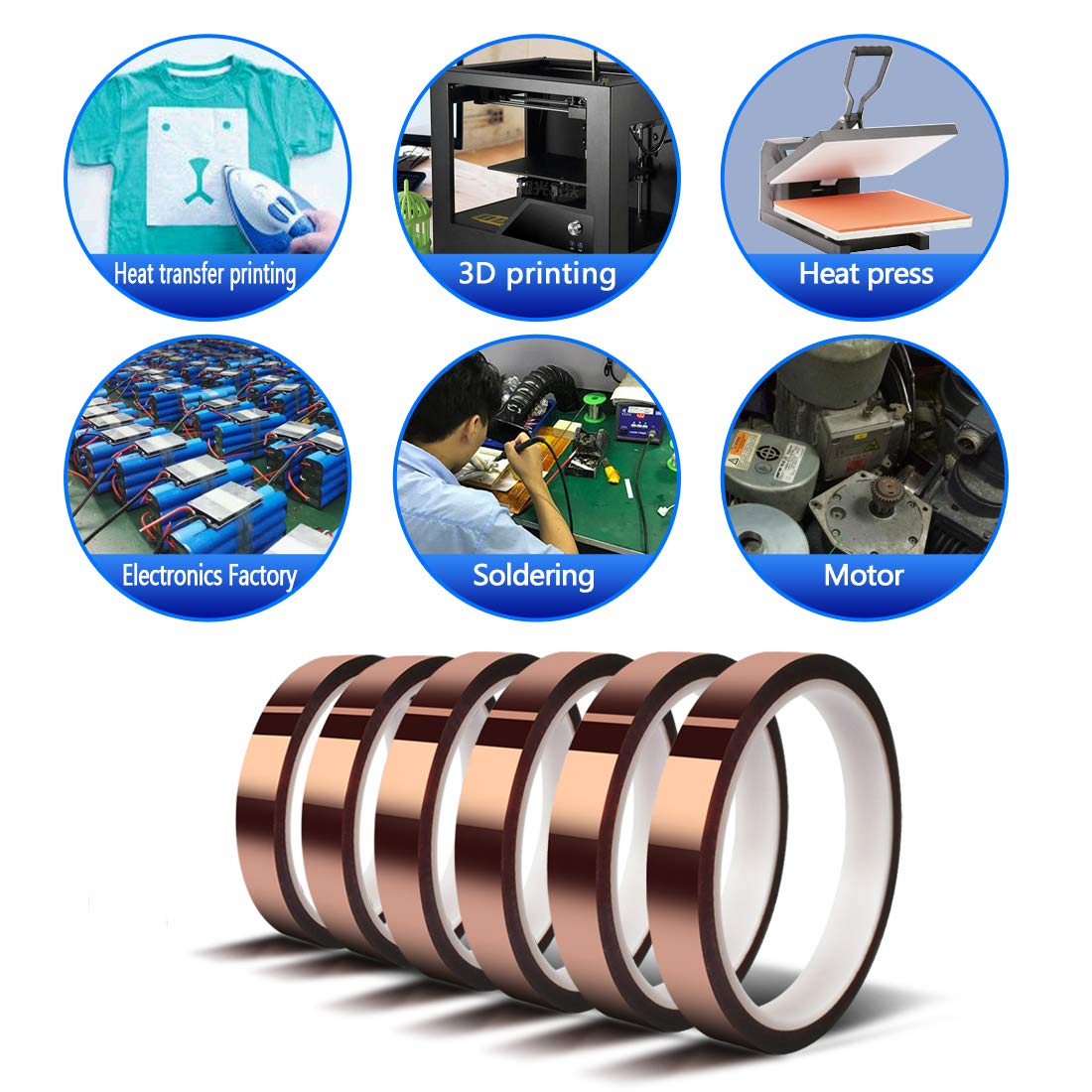Best selling|Gold Finger High-Temp|Industrial Tough|Black|High-Voltage|Electrical Equipment|25mmx50m|OEM Design|https://www.lvmeikapton.com/